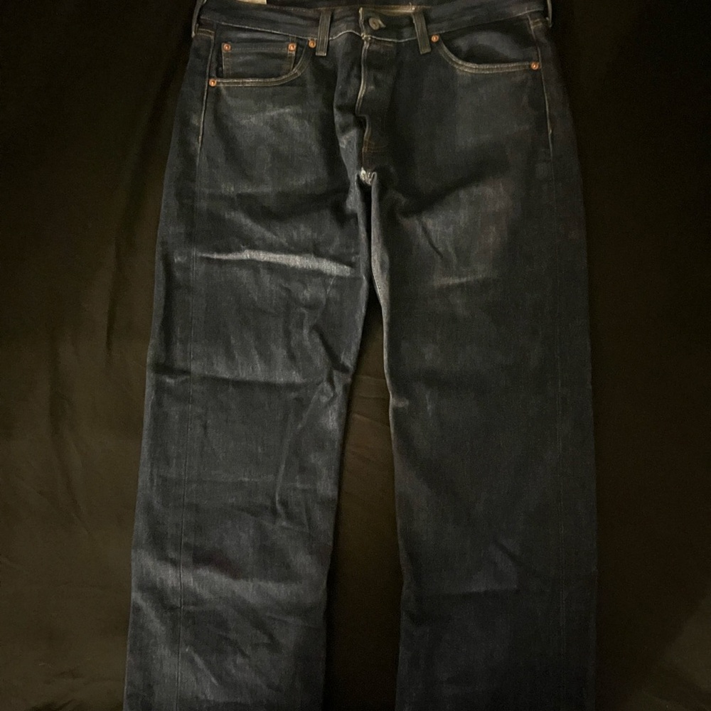 Levi's Men's Dark Denim Straight Jeans